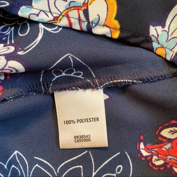 Van Heusen Dressy Floral Tank Top Blouse M - Picture 3 of 6